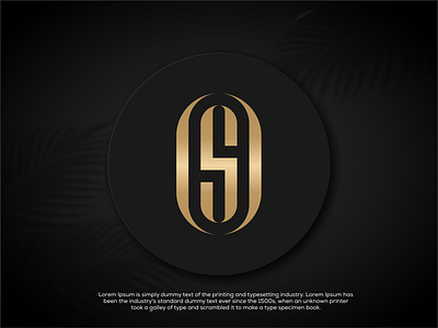 letter SO luxury logo design