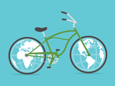 Who inspires you? ad bike illustration world