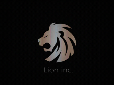 Lion inc. animation app branding design icon illustration logo type web website