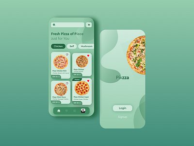 Pizza App UI Design