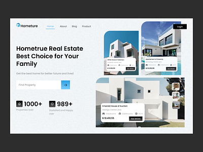 Hometure - Real Estate Web Design