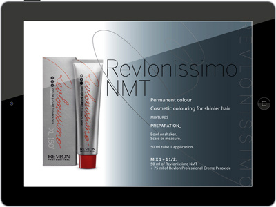 product guide (ipad) cosmetics education guide ipad mkt revlon tablet