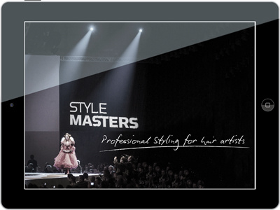 e-styling (ipad) art concept cosmetics education guide ipad mkt revlon style masters tablet