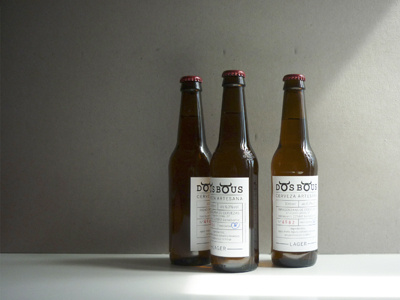 dosbous beer (I) aragon beer benabarre bottle brand brewery concept hop identity label packaging ribagorza