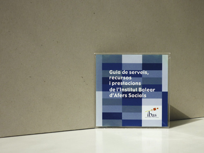 social services guide cd1 catalog cd cover graphic guide identity intress mallorca social services spain