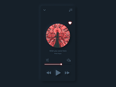 Music Player - Neumorphic design