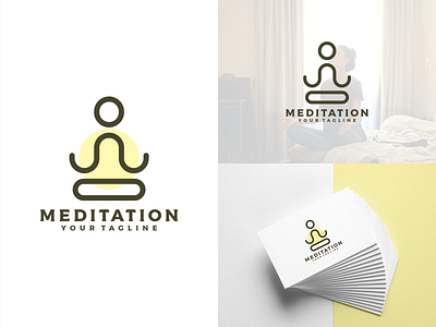 meditation logo design abstract beauty body care design element flower health icon illustration logo lotus meditation sign spa symbol vector wellness yoga zen