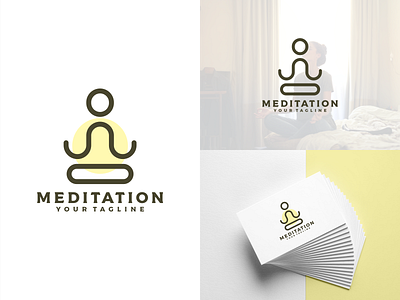 meditation logo design