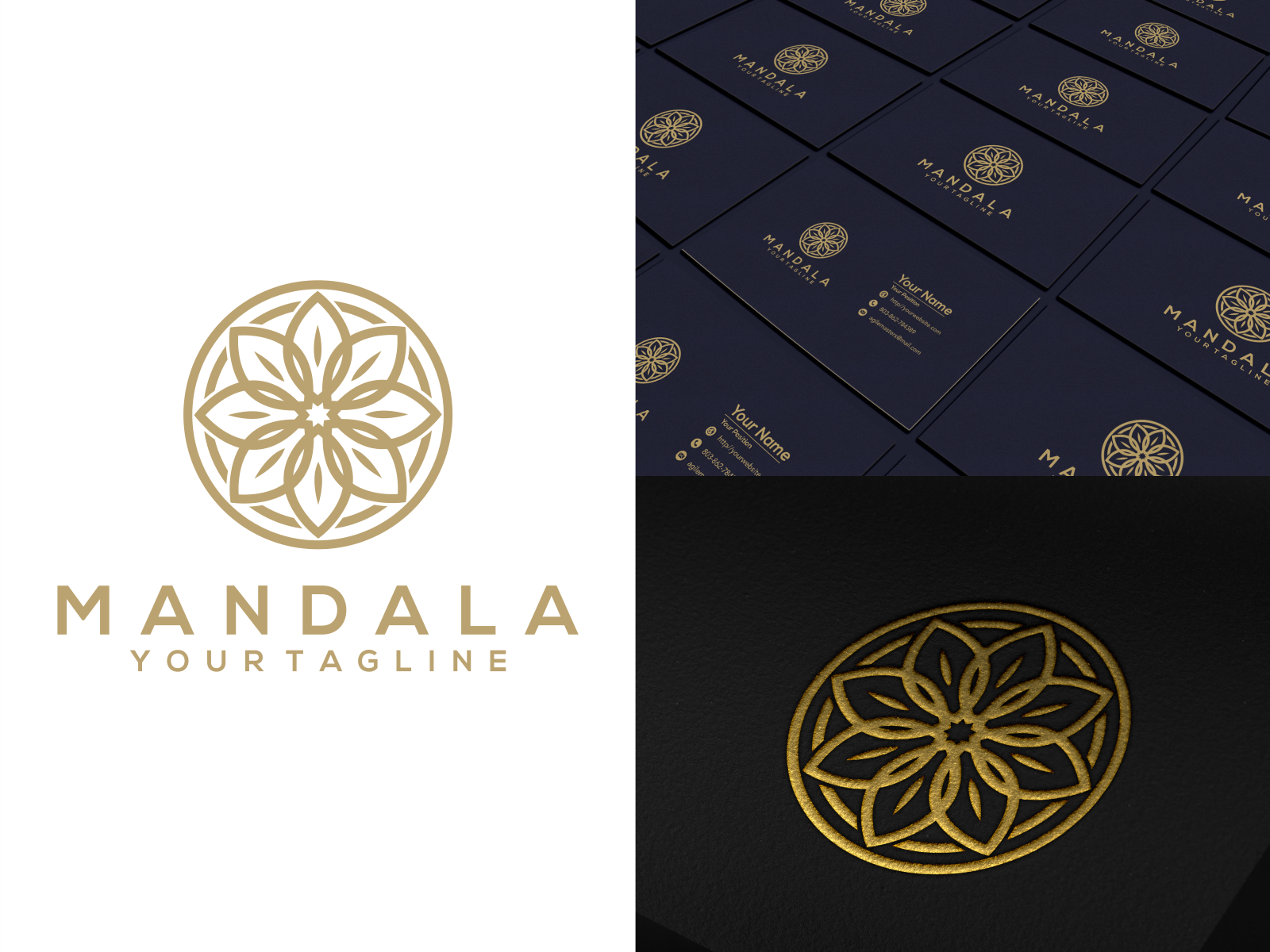 Mandala Design Logo Template PNG vector in SVG, PDF, AI, CDR format
