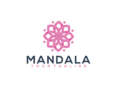 mandala logo design