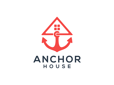 anchor house logo design