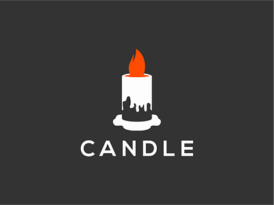 candle logo design