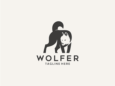 wolf logo design