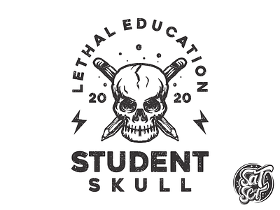 skull2 branding design drawingart illustration illustrator logo retro retro design skull skull art vector vintage vintage logo