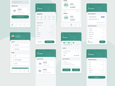 Redesign Sambara App (Samsat Mobile Jawa Barat) app design tax payment ui ux vehicle tax