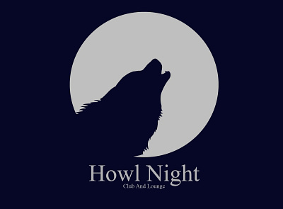 Howl Night animals bar branding clubbing dribble howling illustration logo nightclub