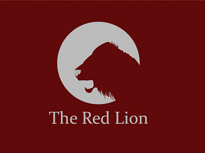 The Red Lion animals branding dribble hotels illustration logo