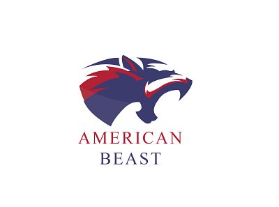 American Beast animals branding design dribble illustration logo