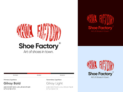 Shoe Factory | Shoe Shopping | Logo Design adobe adobe illustrator app logo design dribbble dribbble logo logo logo design vecro vector