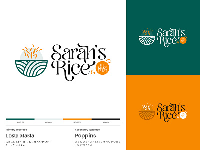 Sarah’s Rice | Logo Design adobe illustrator graphic design logo logo design rice logo