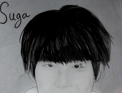 suga(bts) animation artist artwork bts drawing kpop photoshop