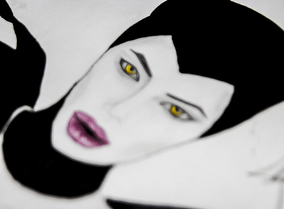 Maleficent animation artist artwork drawing photoshop