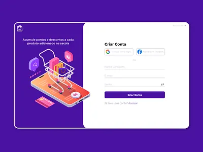 Daily UI 001 - Sign Up cadastro daily daily001 dailyui figma figmadesign inscrição signup tela de cadastro tela de inscrição tela de login ui