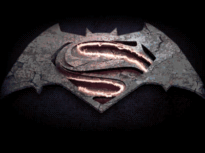 Batman v Superman: Dawn of Justice - Motion Graphic 2 after effects batman batman v superman cinema 4d dawn of justice gif motion graphic movie oliver keane superman title