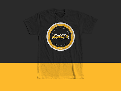 T-Shirt Babbler (Black & Yellow Edition) babbler basketball bicolor branding corporate new york paris t shirt