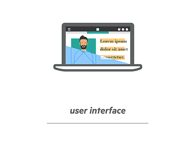 User Interface - UX Process ( details ) animated prototype art directory development infographic process user interface ux wireframes