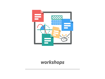 Workshops - UX Process ( details ) benchmark infographic interviews personas process research ux workshops