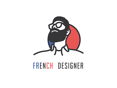 Selfie branding - French Designer ( final logo ) colors face final french i me myself negative portrait round square stroke