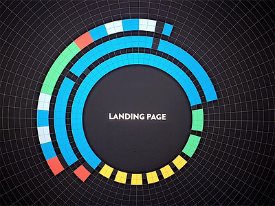 Daily DataViz#01 architecture circles colors dark background data grid landing page visualisation