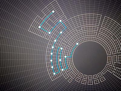 Daily DataViz#02 architecture circles colors dark background data grid landing page visualisation