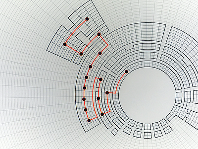 Daily DataViz#03 architecture circles colors dark background data grid landing page visualisation