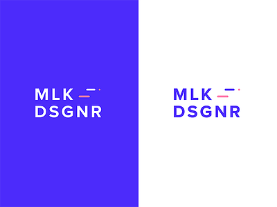 MLK.DSGNR // logo design // new identity book design designer flow font hire logotype portfolio proxima typography