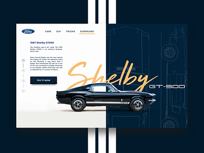 DAILY UI #13 - 1967 Shelby GT500 ( product page )