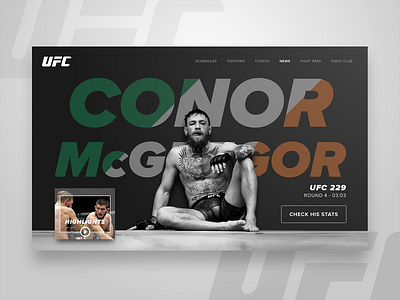 DAILY UI #14 - UFC 299 ( news page )