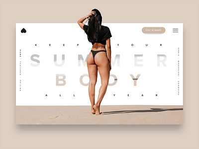 DAILY UI #21 - Summer Body ( training app ) app branding colors daily ui challenge dailyui design french icon illustration lettering logo photography process type ui ui design ux ux design web website