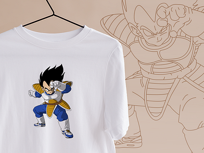 Vegeta Max - Tee-shirt Design