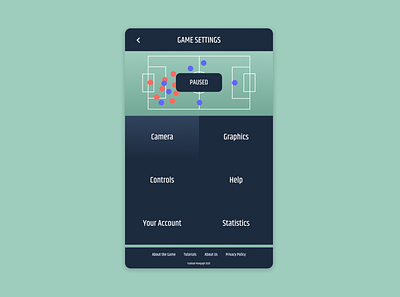 Daily UI Challenge - Settings Menu dailyui menu settings uidesign