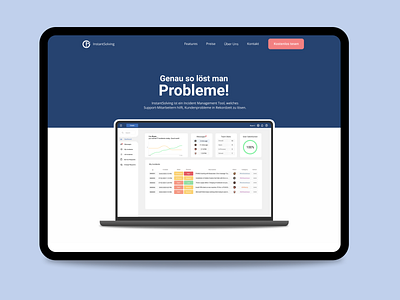 Incident Management Saas Landing Page