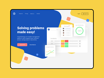 SaaS Landing Page ReDesign block dailyui landingpage saas uidesign webdesign