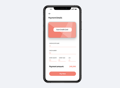 Credit Card Checkout DailyUI #002 appdesign apple credit card checkout creditcard daily 100 challenge dailyui iphone webdesign