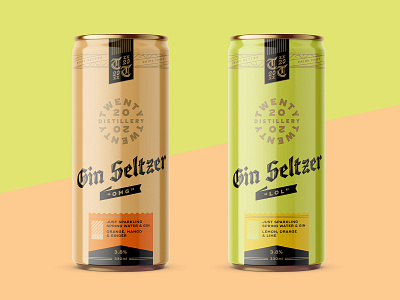 2020 Seltzer can design distillery lettering logo packaging packaging design seltzer