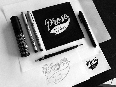 Prose lettering sketch surf surfboard thumbnail type typography