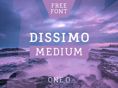 Dissimo FREE FONT free font serif slab font family freebie free font