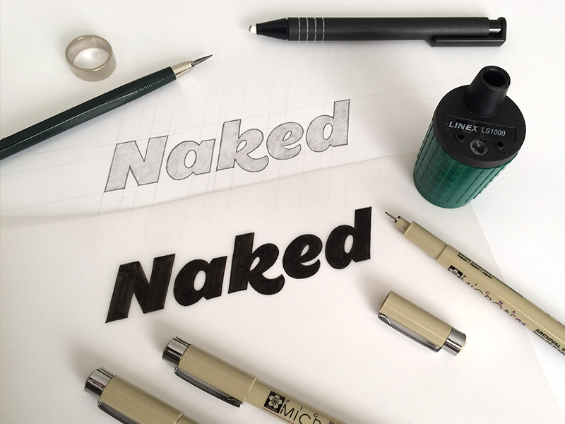 Naked Logo By Matt Vergotis On Dribbble