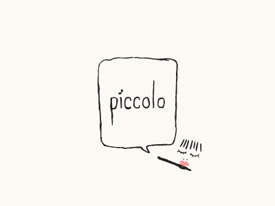 Piccolo logo concept 1 branding coffee corporate identity design agency hand drawn logo logo design matt vergotis verg verg advertising