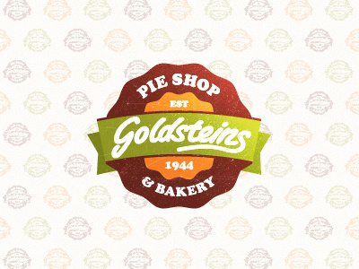 Goldsteins Pie Shop bakery branding corporate identity design agency logo logo design matt vergotis verg verg advertising